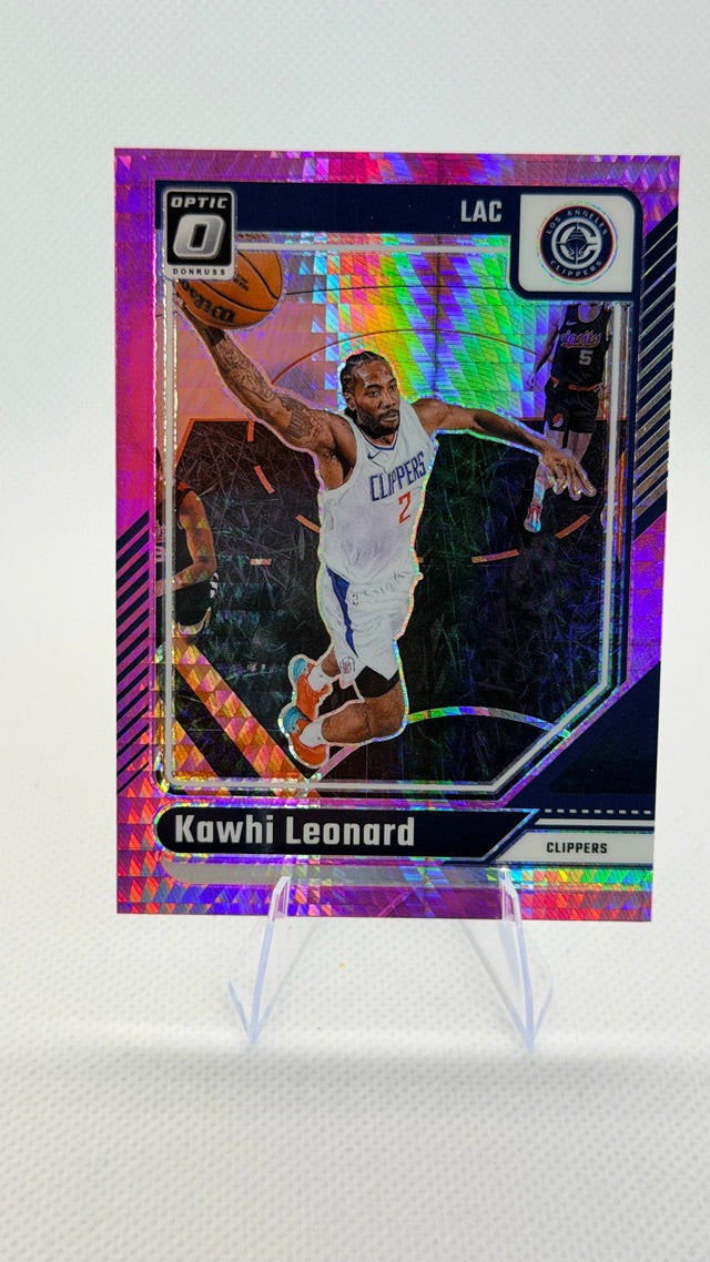 2024 Optic Donruss Optic - Hyper Pink | Kawhi Leonard