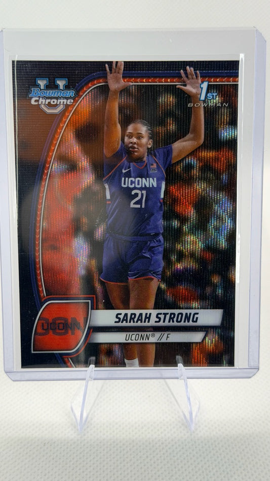 2024 Bowman University Chrome - Black Wave Refractor | Sarah Strong