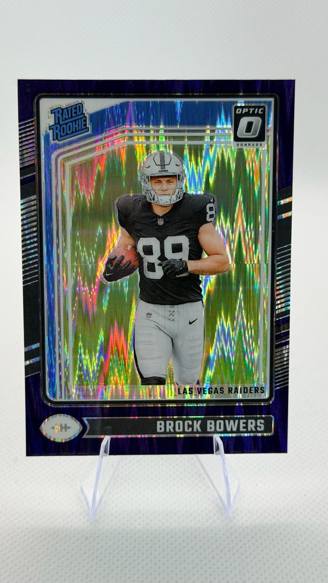 2024 Optic Donruss Optic - Purple Shock | Brock Bowers