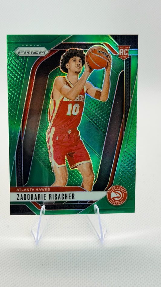 2024 Panini Prizm - Prizms Green | Zaccharie Risacher