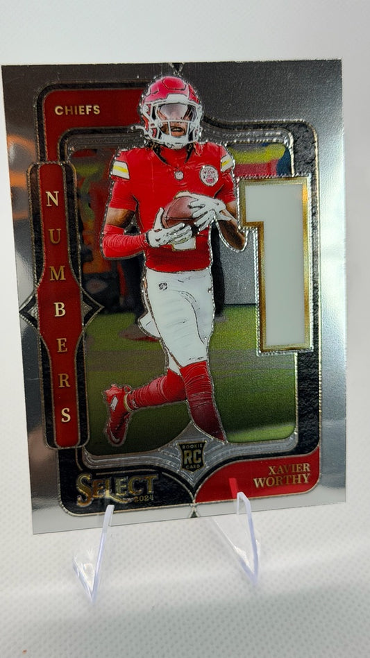 2024 Select Panini Select - Select Numbers | Xavier Worthy