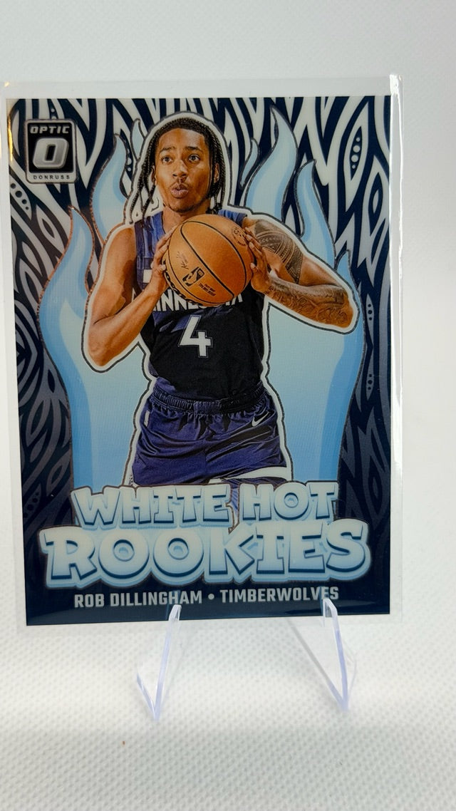 2024 Donruss Optic - White Hot Rookies | Rob Dillingham
