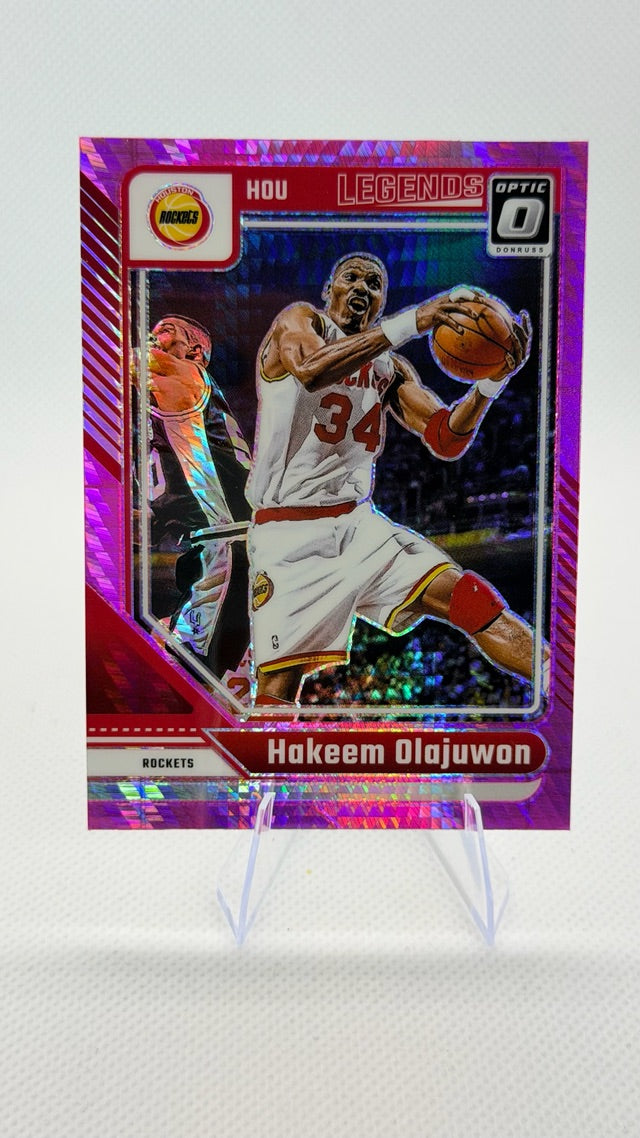 2024 Optic Donruss Optic - Hyper Pink | Hakeem Olajuwon