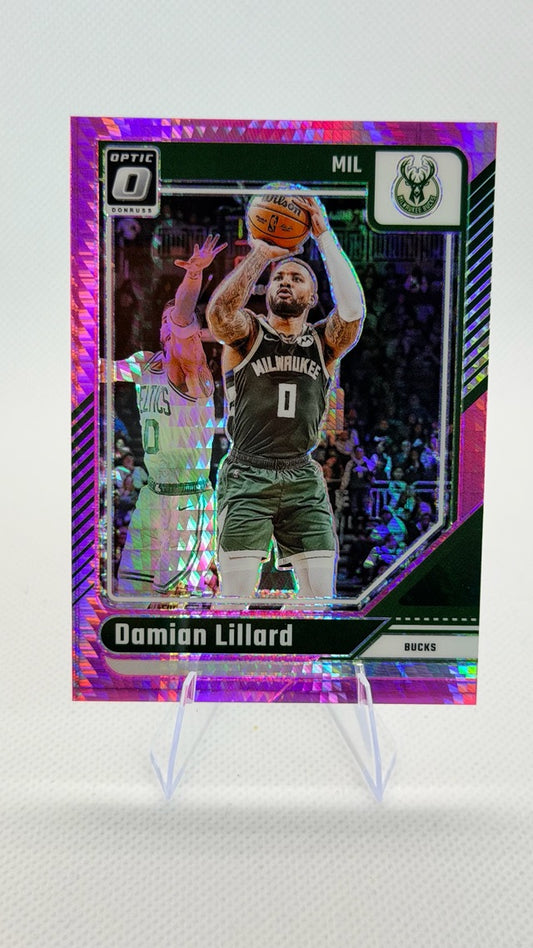 2024 Optic Donruss Optic - Hyper Pink | Damian Lillard