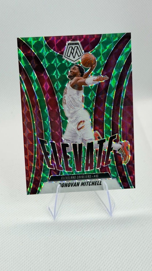 2024 Panini Mosaic - Elevate Mosaic Green | Donovan Mitchell