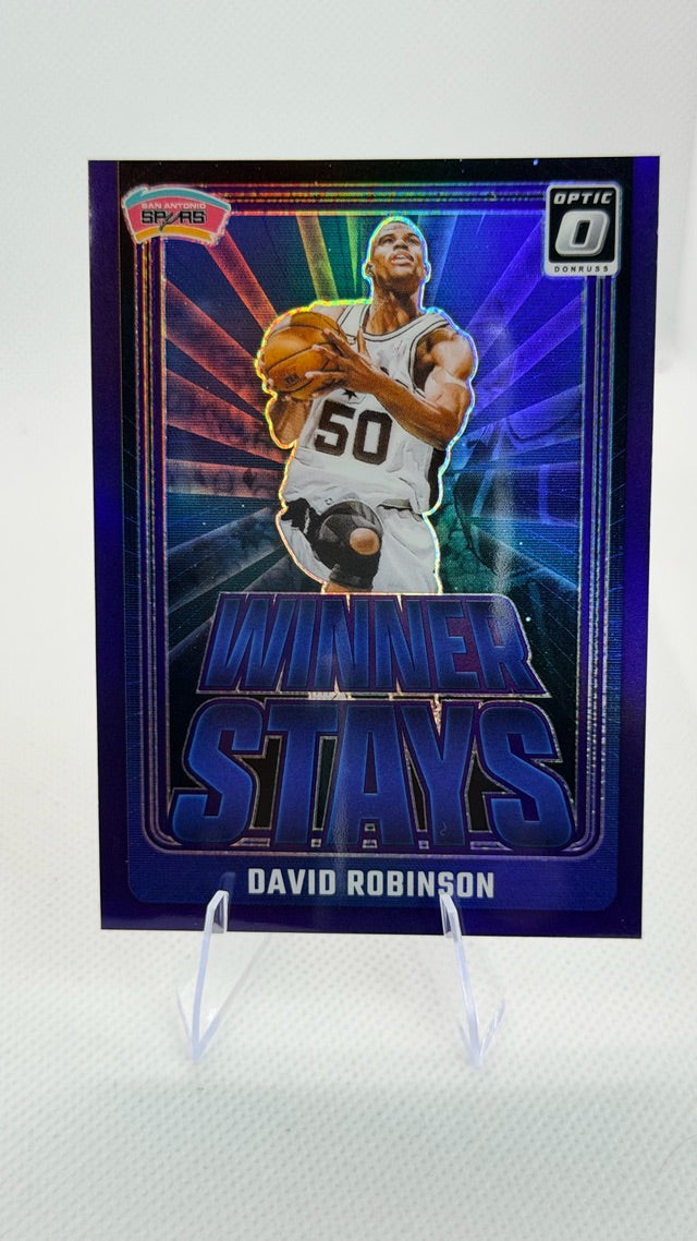 2024 Optic Donruss Optic - Winner Stays Purple | David Robinson