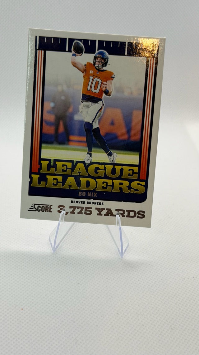 2025 Score League Leaders | Bo Nix