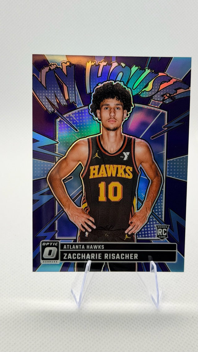 2024 Optic Donruss Optic - My House Purple | Zaccharie Risacher