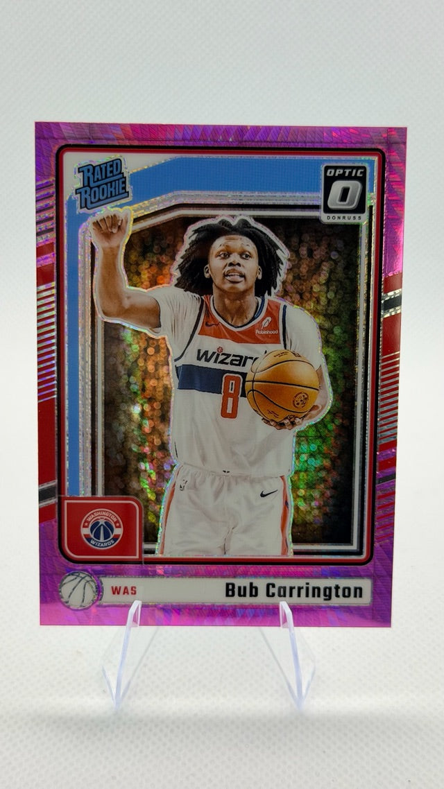 2024 Optic Donruss Optic - Hyper Pink | Bub Carrington