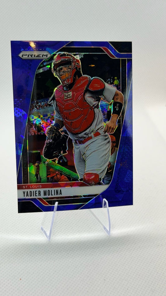 2025 Prizm Panini Prizm - Blue Ice Prizms | Yadier Molina