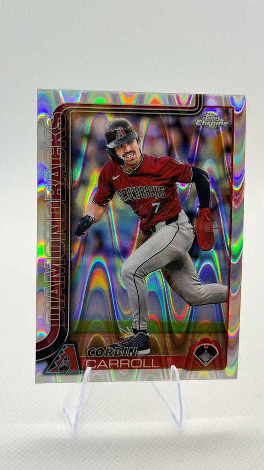 2025 Topps Chrome - Raywave Refractors | Corbin Carroll