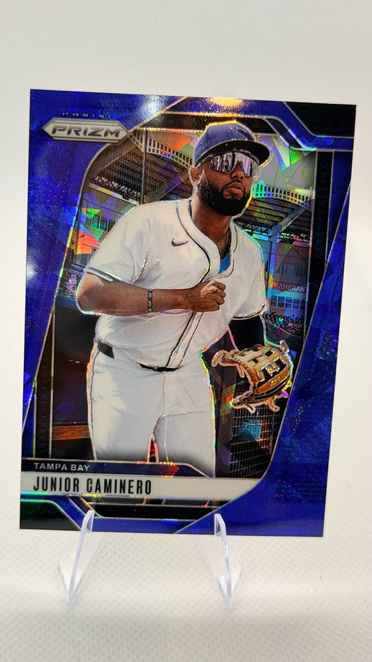 2025 Prizm Panini Prizm - Blue Ice Prizms | Junior Caminero