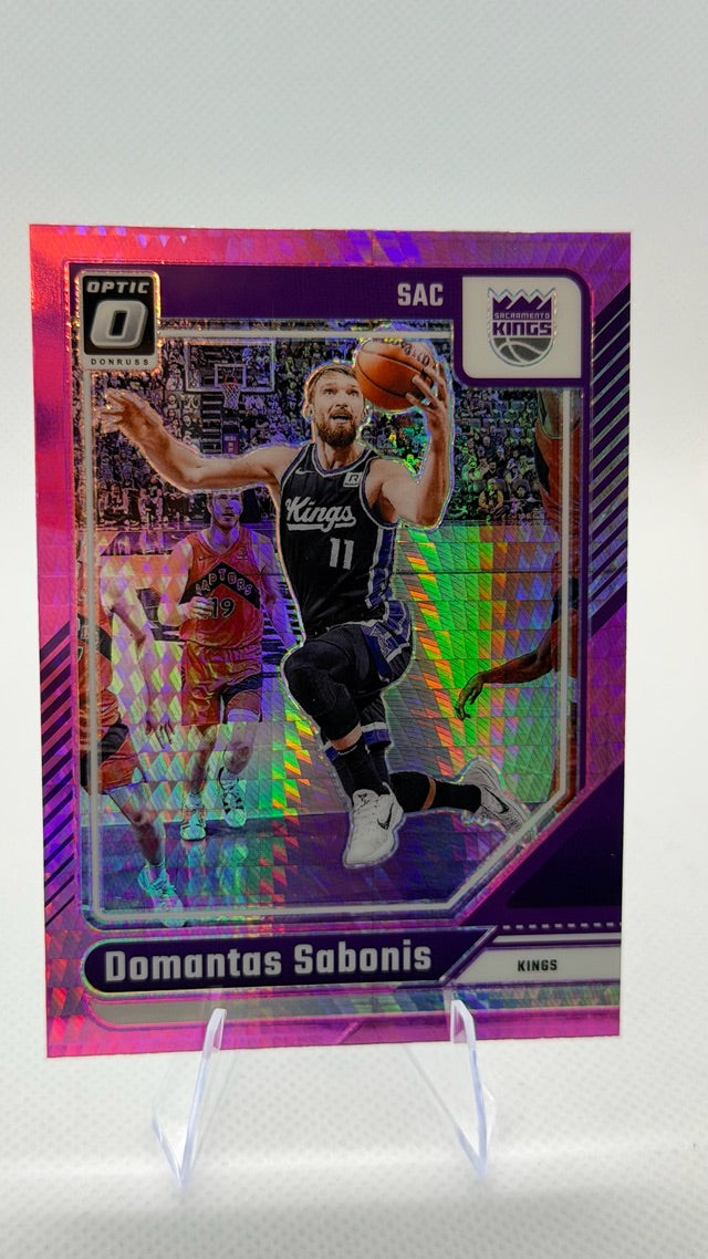 2024 Optic Donruss Optic - Hyper Pink | Domantas Sabonis