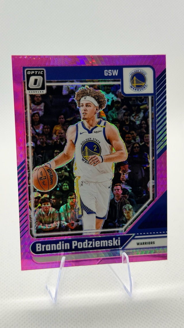 2024 Donruss Optic - Hyper Pink | Brandin Podziemski