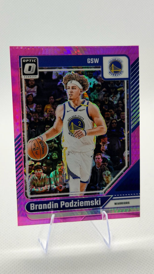2024 Donruss Optic - Hyper Pink | Brandin Podziemski