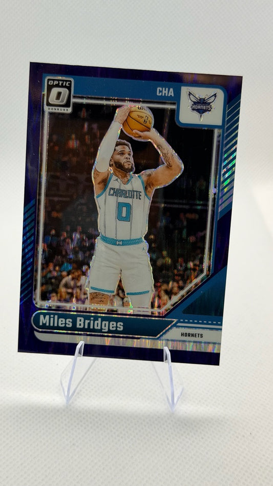 2024 Optic Donruss Optic - Purple Shock | Miles Bridges