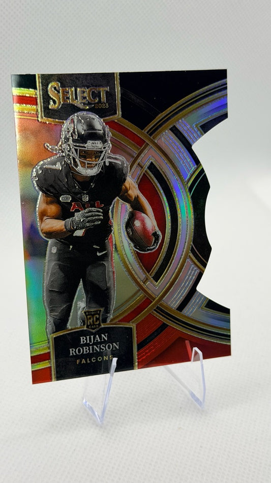 2023 Select Panini Select - Silver Prizms Die Cuts | Bijan Robinson