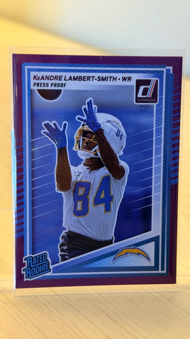2025 Donruss Press Proofs Purple | KeAndre Lambert-Smith