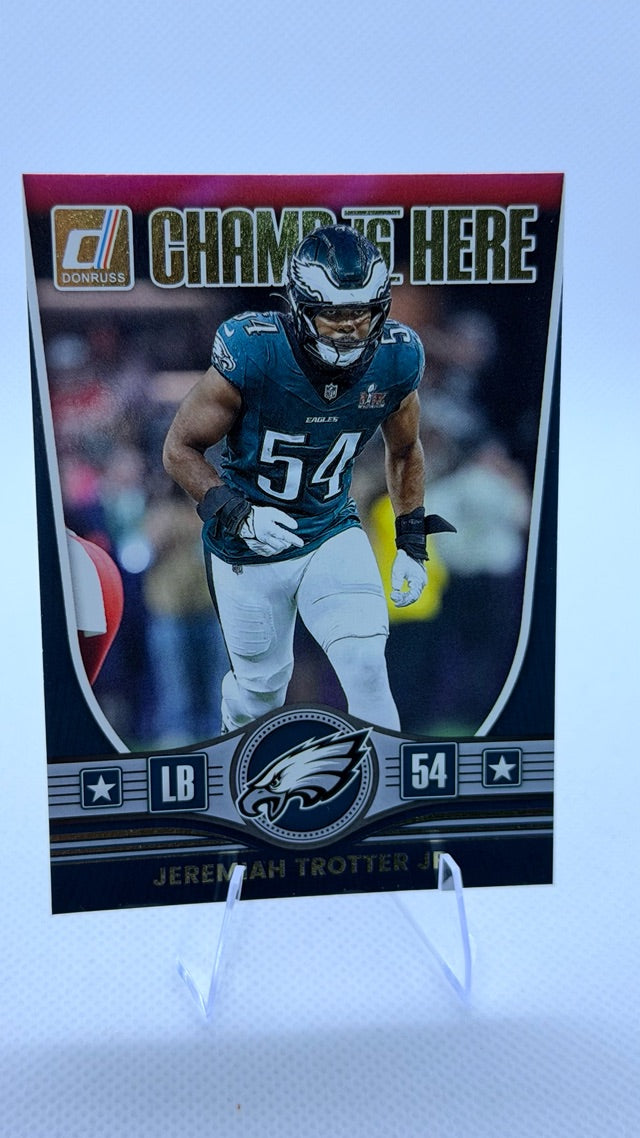 Jeremiah Trotter Jr. 2025 Donruss Champ is Here #CIH-JTR