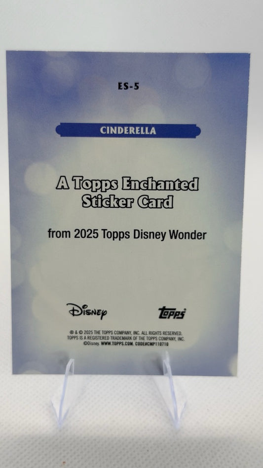 Cinderella 2025 Topps Enchanted Stickers #ES-5 (front);Cinderella 2025 Topps Enchanted Stickers #ES-5 (back)