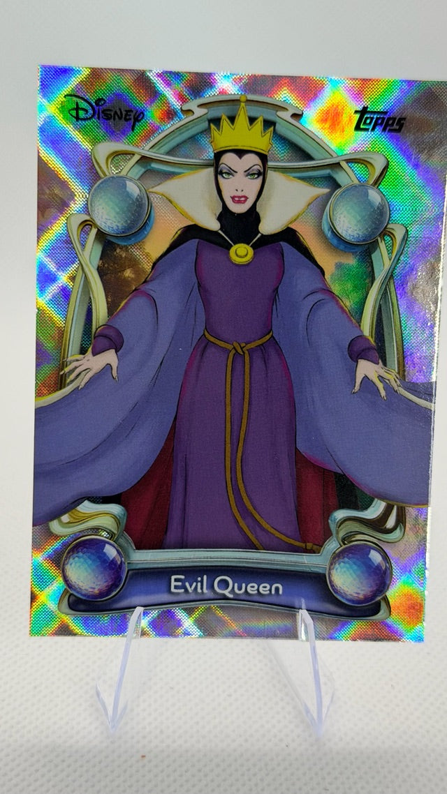 Evil Queen 2025 Topps Topps Disney Wonder #5 (front);Evil Queen 2025 Topps Topps Disney Wonder #5 (back)