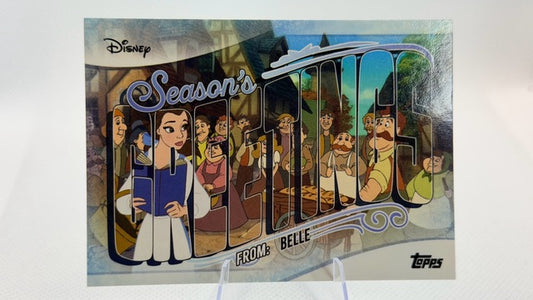 Belle 2025 Topps Season's Greetings #SG-4 (front);Belle 2025 Topps Season's Greetings #SG-4 (back)