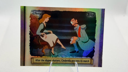 After the slipper shatters, Cinderella presents its match 2025 Topps Cinderella 75th Anniversary Story #C75-22