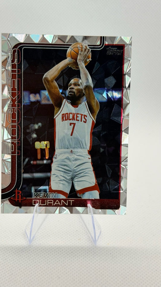 Kevin Durant 2025-26 Topps Diamante #157 (front);Kevin Durant 2025-26 Topps Diamante #157 (back)