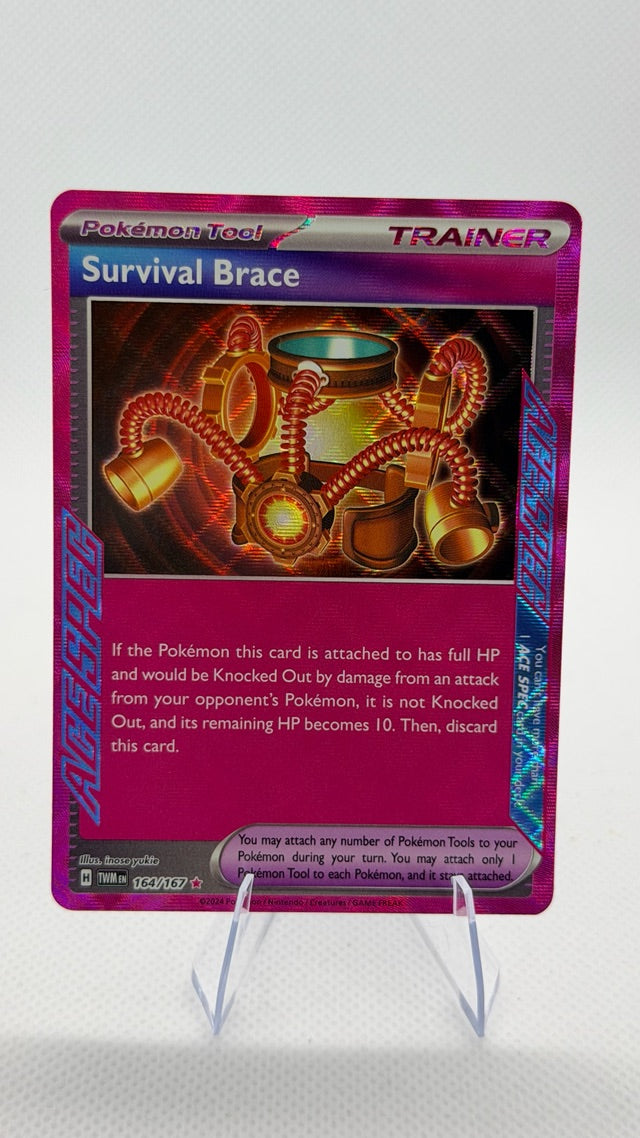 Survival Brace 2024  SV06: Twilight Masquerade #164/167 (front);Survival Brace 2024  SV06: Twilight Masquerade #164/167 (back)