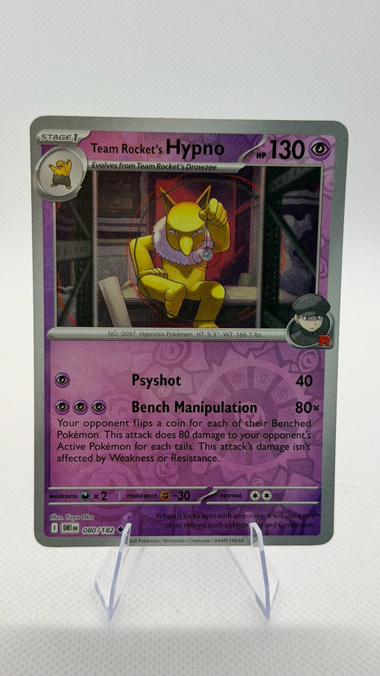 Team Rocket's Hypno 2025  SV10: Destined Rivals #080/182