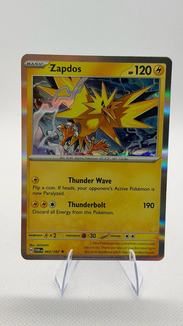 Zapdos 2024  SV06: Twilight Masquerade #065/167