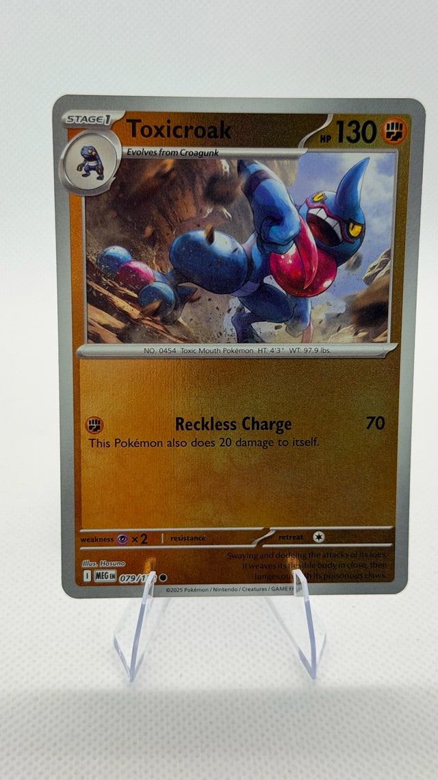 Toxicroak 2025  ME01: Mega Evolution #079/132