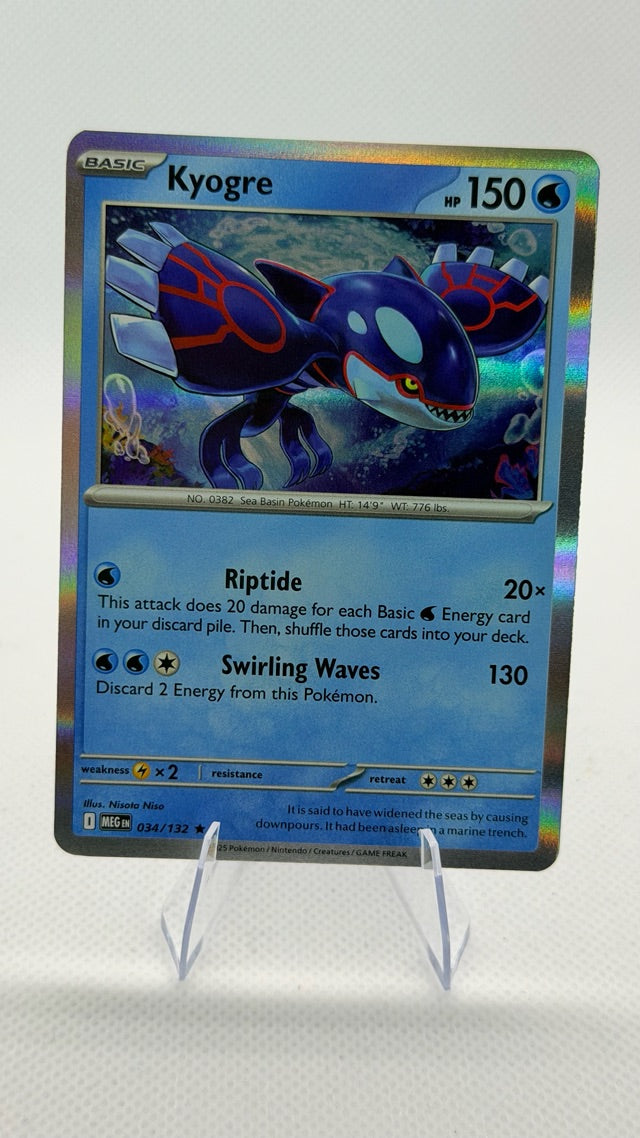 Kyogre 2025  ME01: Mega Evolution #034/132