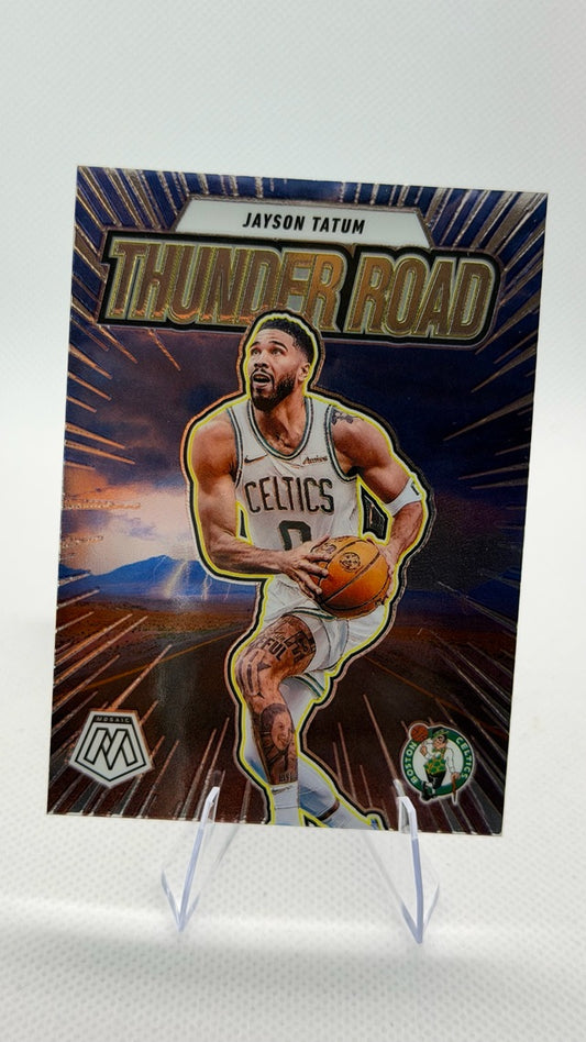 Jayson Tatum 2024-25 Panini Thunder Road #6