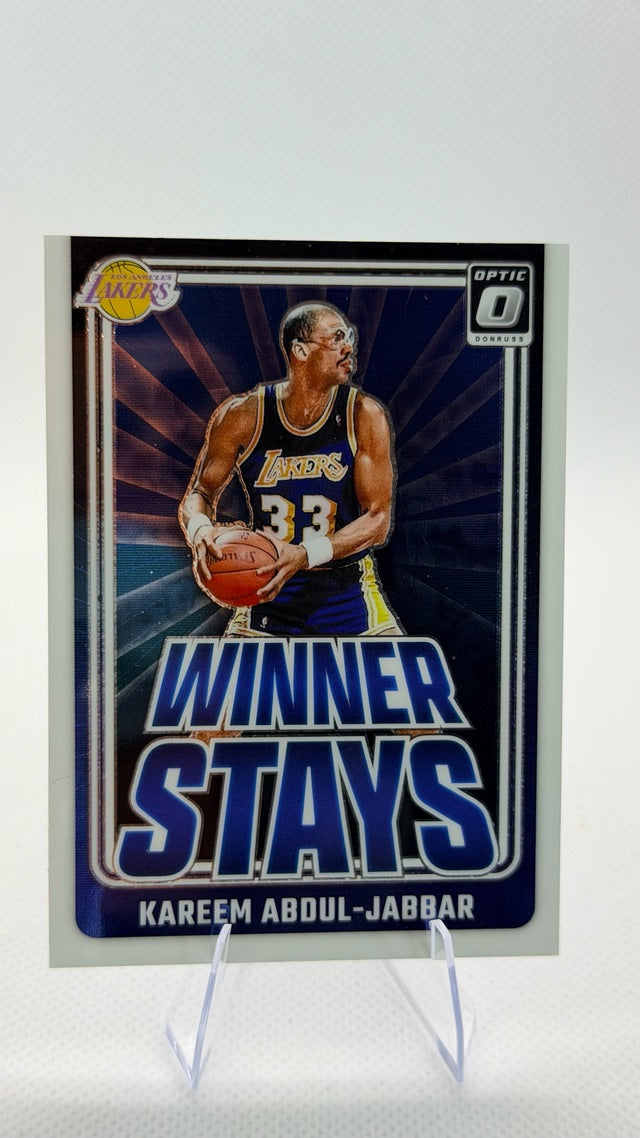 Kareem Abdul-Jabbar 2024-25 Optic Winner Stays #14