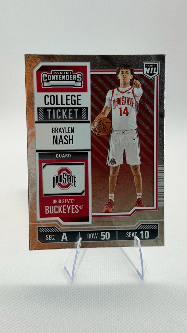 Braylen Nash 2025 Panini Diamond Plate #17