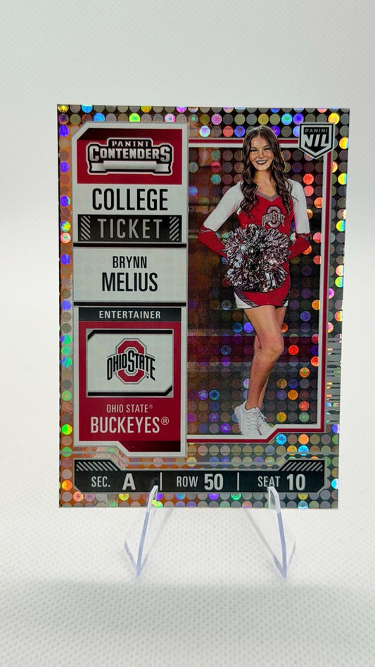 Brynn Melius 2025 Panini Donuts #22 (front);Brynn Melius 2025 Panini Donuts #22 (back)