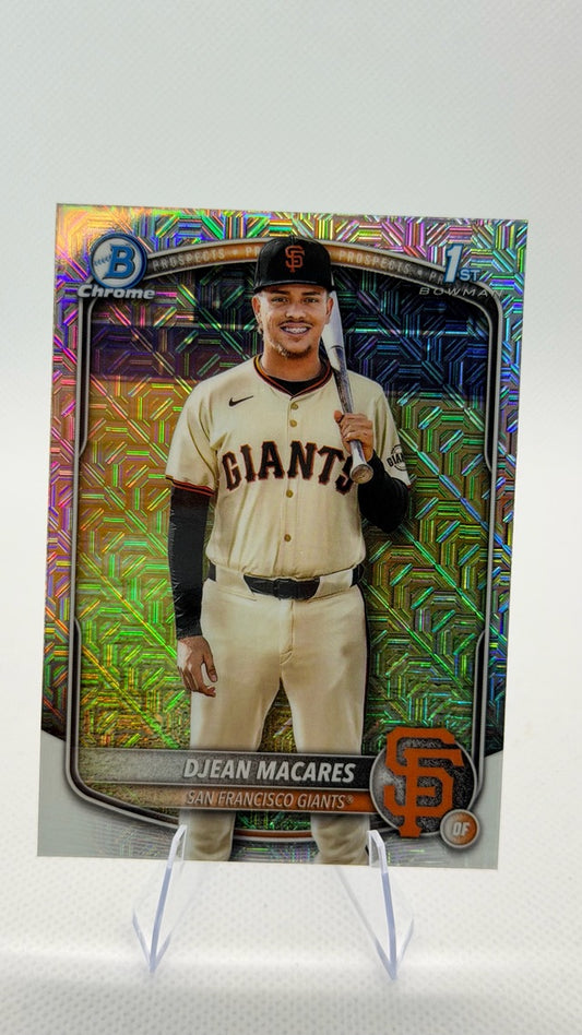 Djean Macares 2025 Bowman Prospects Geometric #BCP-237