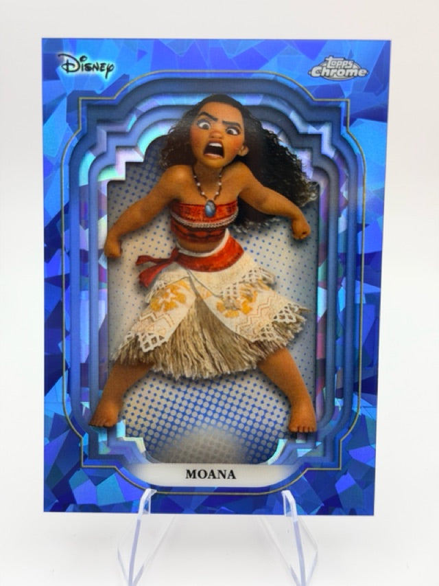 Moana 2024 Topps Topps Chrome Sapphire Edition Disney #169 (front);Moana 2024 Topps Topps Chrome Sapphire Edition Disney #169 (back)