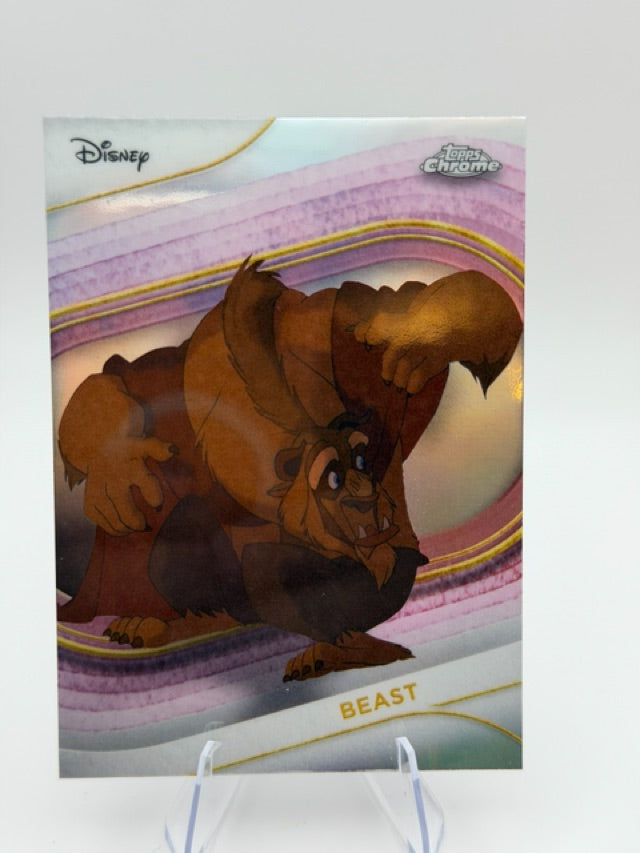 Beast 2025 Topps Topps Chrome Disney #126 (front);Beast 2025 Topps Topps Chrome Disney #126 (back)