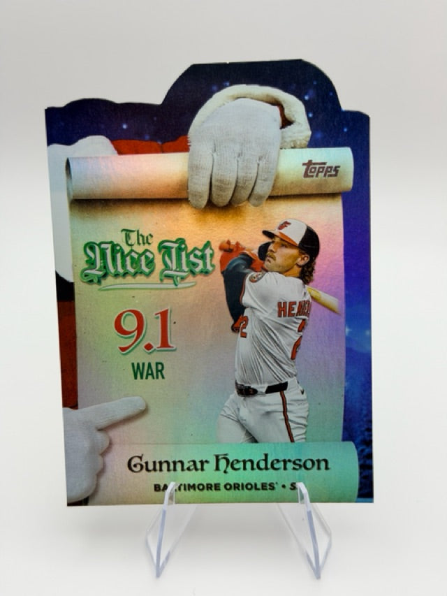 Gunnar Henderson 2025 Topps Topps Holiday #MNL-16