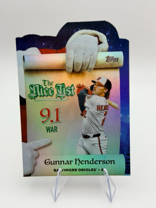 Gunnar Henderson 2025 Topps Topps Holiday #MNL-16
