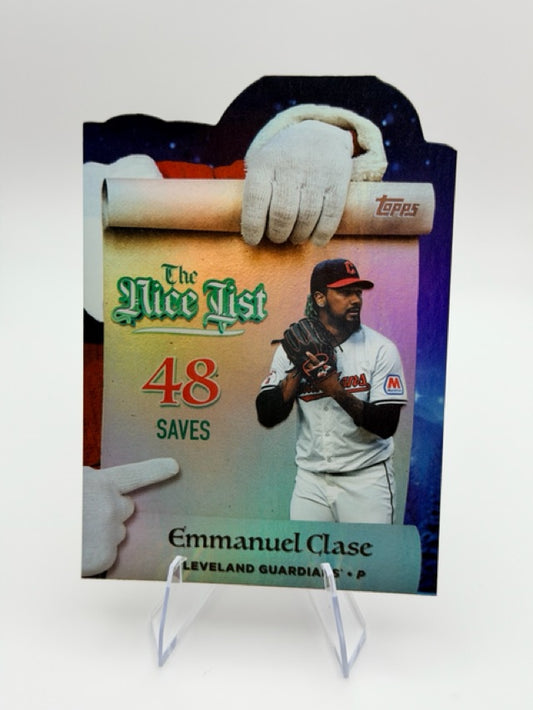 Emmanuel Clase 2025 Topps Topps Holiday #MNL-15