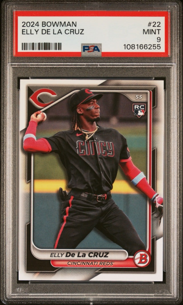Elly De La Cruz 2024 Bowman Bowman #22 (front);Elly De La Cruz 2024 Bowman Bowman #22 (back)