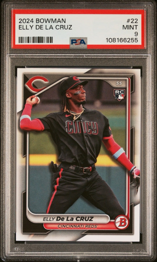 Elly De La Cruz 2024 Bowman Bowman #22 (front);Elly De La Cruz 2024 Bowman Bowman #22 (back)