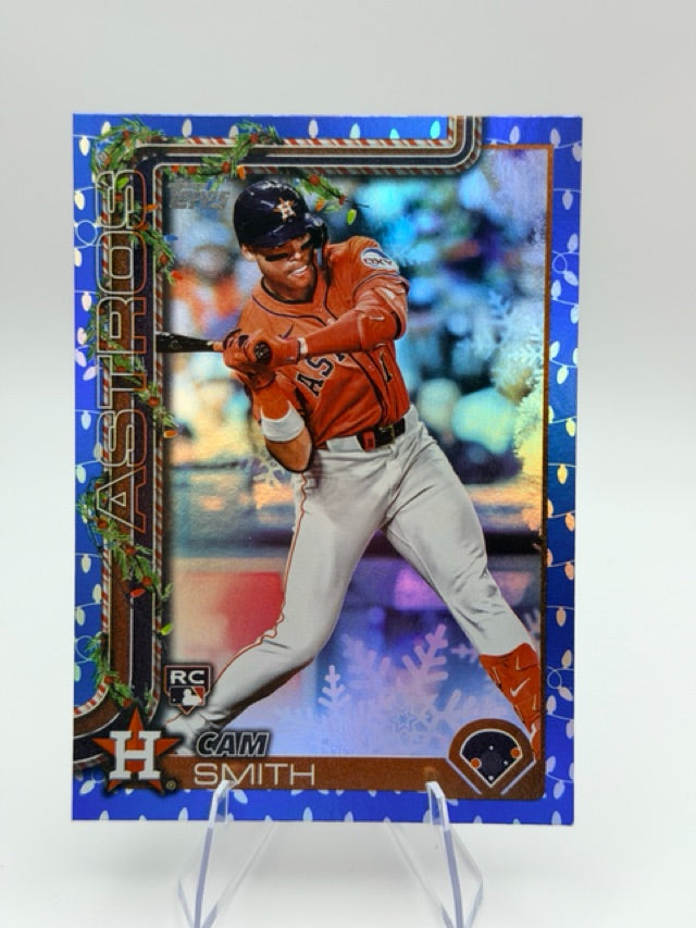 Cam Smith 2025 Topps Topps Holiday #H121 (front);Cam Smith 2025 Topps Topps Holiday #H121 (back)
