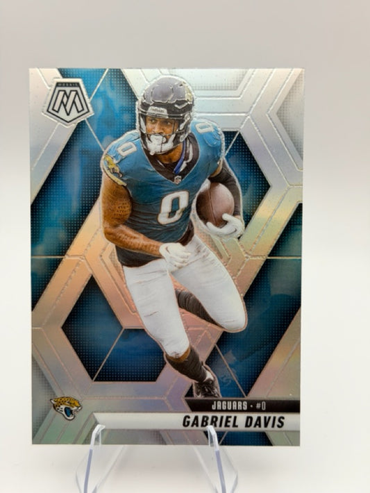Gabriel Davis 2025 Panini Panini Mosaic #54 (front);Gabriel Davis 2025 Panini Panini Mosaic #54 (back)