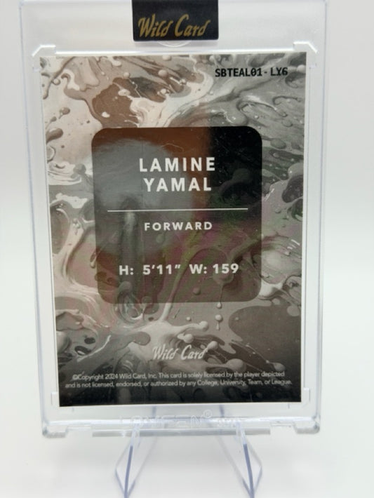 Lamine Yamal 2024 #SBTEAL-LY6 (front);Lamine Yamal 2024 #SBTEAL-LY6 (back)