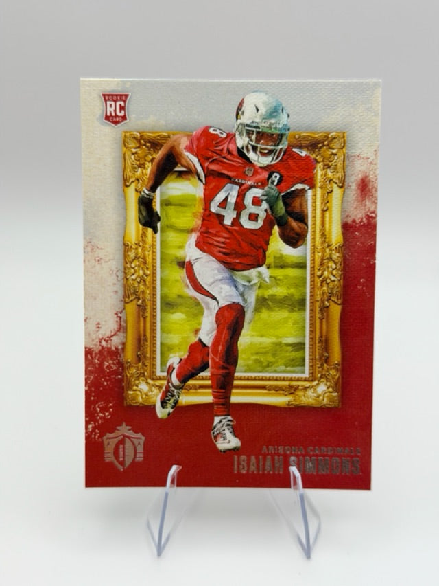 Isaiah Simmons 2020 Panini Gridiron Kings #GK-39 (front);Isaiah Simmons 2020 Panini Gridiron Kings #GK-39 (back)