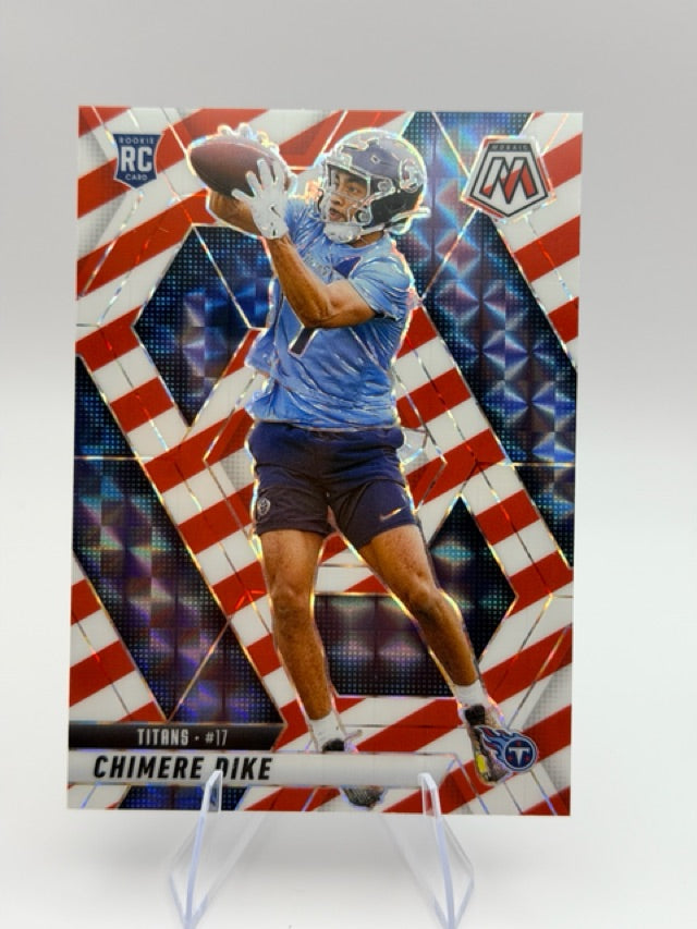 Chimere Dike 2025 Panini Panini Mosaic #356 (front);Chimere Dike 2025 Panini Panini Mosaic #356 (back)